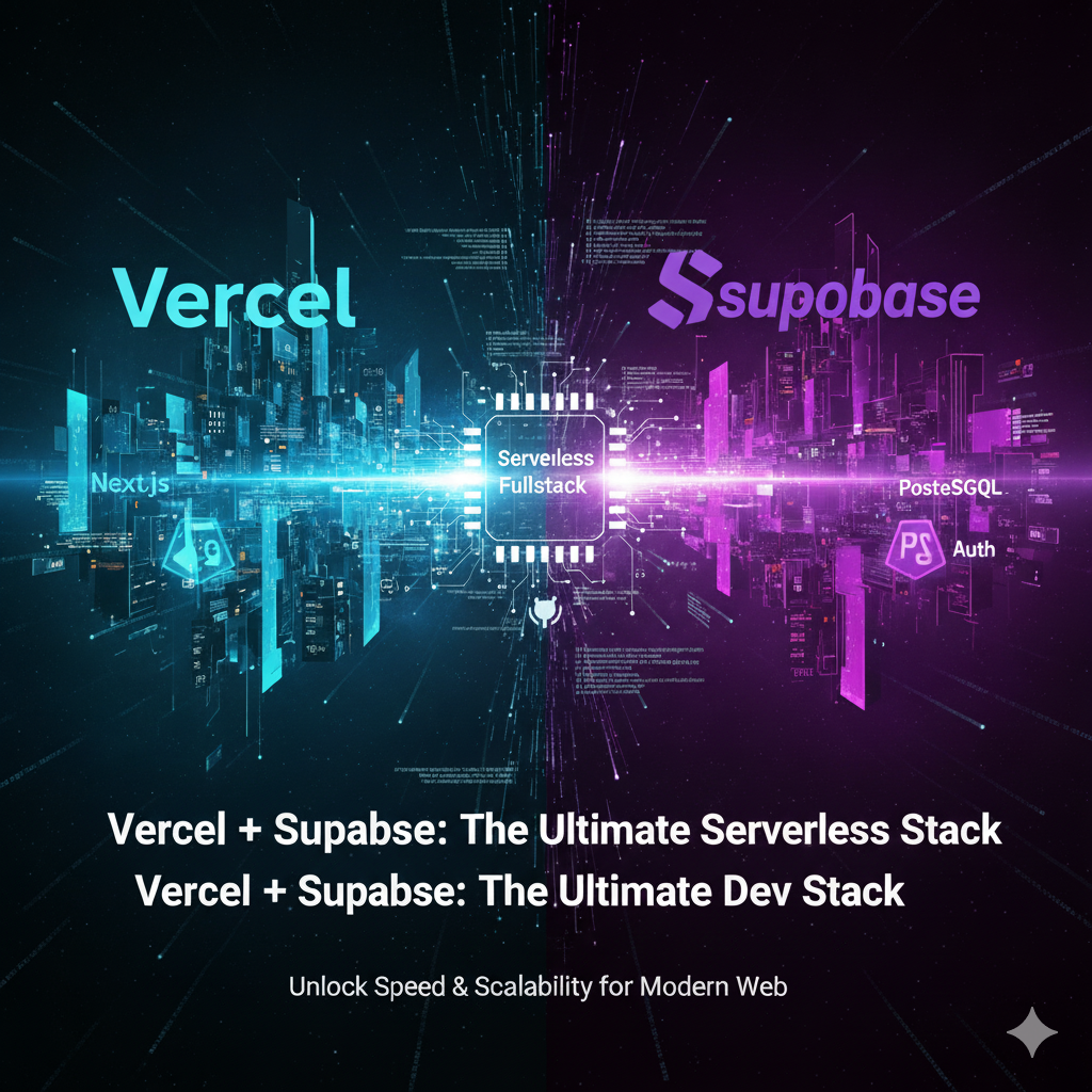 VercelとSupabase：次世代Web開発のための最強の「サーバーレスフルスタック」コンビネーション